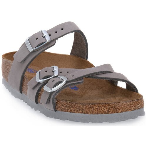 Birkenstock Natikači FRANCA DOCE GREY NUBUCK CALZ S Siva Slike