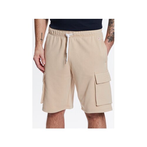 Champion &amp;Scaron;portne kratke hlače 218713 Bež Custom Fit Slike