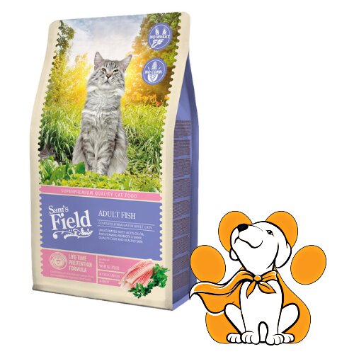 Sam's Field adult Cat Fish 2.5kg, Hrana Za Odrasle Mačke Sa Belom Ribom Slike