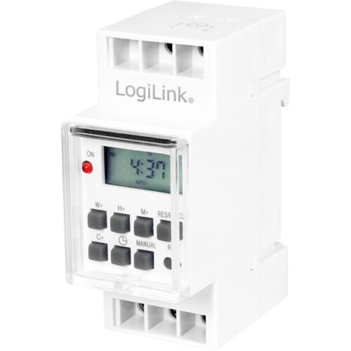 Logilink Digitalni sedmični tajmer za DIN &amp;scaron;inu 35mm 220-240V 16A Slike