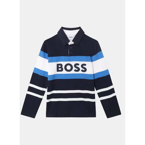 Boss Polo majica J25O96 S Mornarsko modra Regular Fit