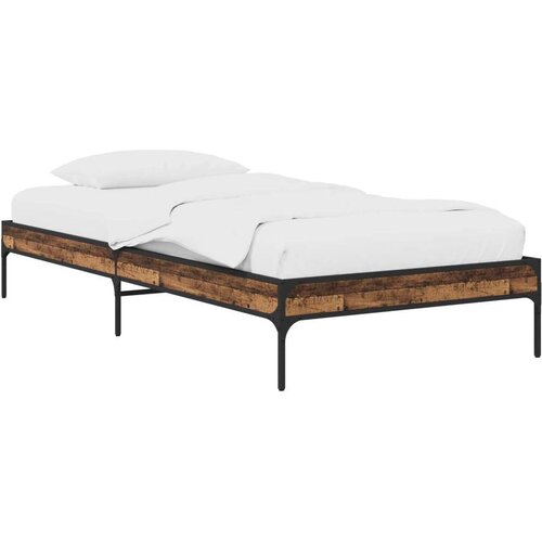  Okvir za krevet Staro drvo 80 x 200 cm Konstruirano drvo - Staro drvo Cijene