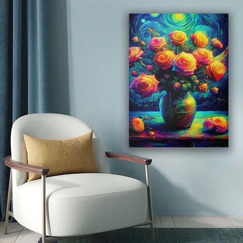 Wallity Zidna slika KNV9976, 50x70 cm Cene