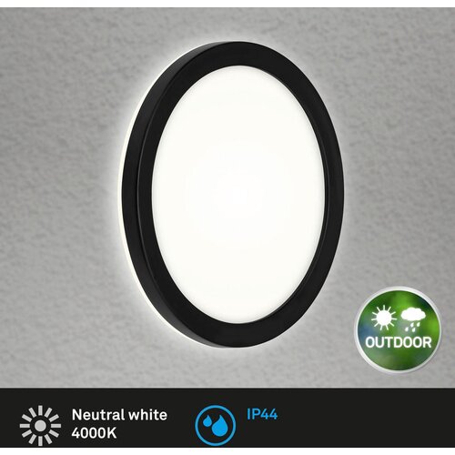 Lesnina XXXL Briloner 3008-015 - LED plafonsko svetlo LED/8W/230V prečnik 21 cm crno IP44 Slike