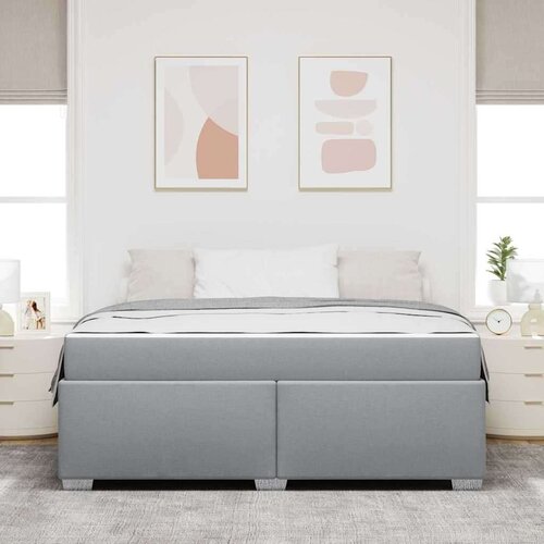  Krevetna konstrukcija Ostalo Svjetlosiva 180 x 200 cm tkanina Slike