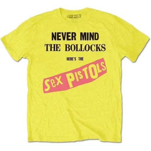 Sex Pistols majica Unisex NMTB Original Album M Rumena