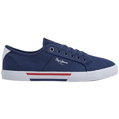 PepeJeans Modne superge BRADY MEN BASIC Modra Slike