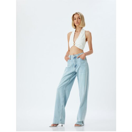 Koton x sibil Çetinkaya - wide leg jeans Slike