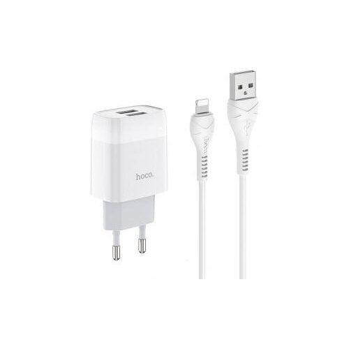 hoco. hišni polnilec C73 2,4A 2x USB vtič s polnilnim kablom Lightning (iPhone 12) Cene