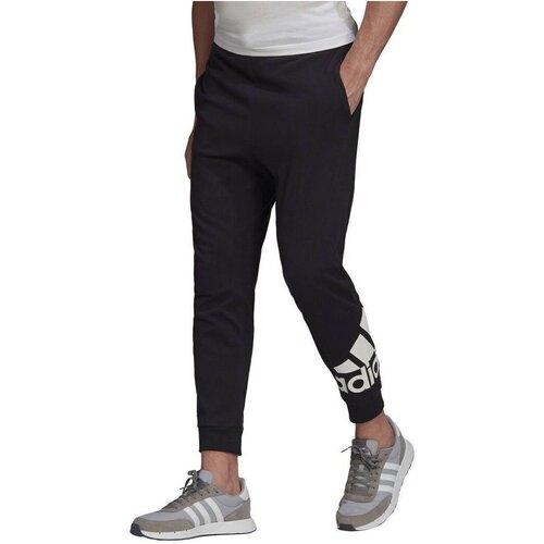 Adidas Spodnji deli trenirke Big Logo Single Jersey 78 Črna Slike