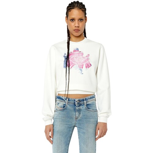 Diesel Sweatshirt - F-REGGOFF SWEAT-SHIRT white Cene