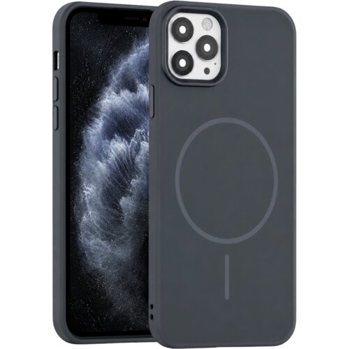 Apple rigid silicone magsafe maska za iphone 11 pro - siva Cene