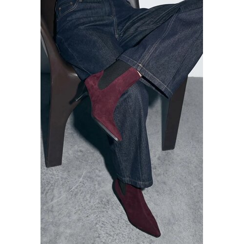 Trendyol Shoes Ženske čizme Takaw26Bo00105, Bordo Cene