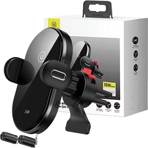 Usams INDUKCIJSKI ROČAJ 15W AVTOMATSKI ZA MREŽKO VENTILATORJA. ČRNA ZA TEL, (22007279) Slike