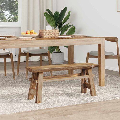  Klupa Prirodna 100 x 29 x 43,5 cm Čvrsto teak drvo Cijene