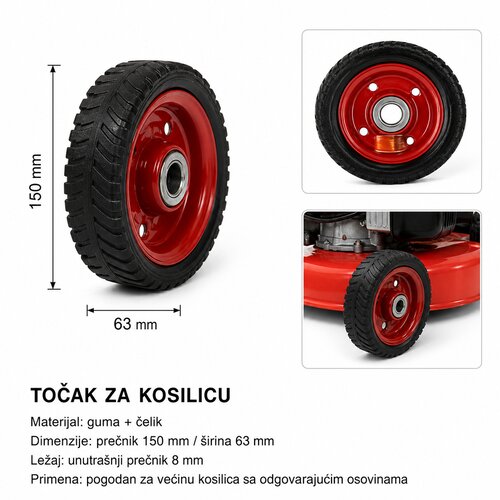 KMT Rezrveni točak za kosilicu Cene