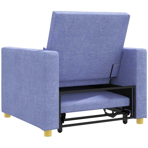 SOFA na razvlačenje Singl Trapere plave boje 90 x 165 x 87 cm Slike