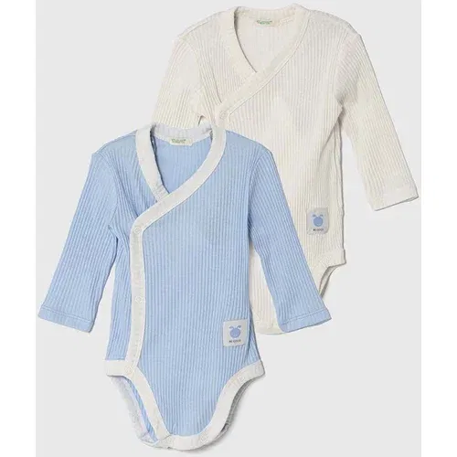 United Colors Of Benetton Pamučni bodi za bebe 2-pack