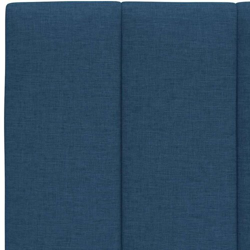 vidaXL Vzglavna stranica modra 90 cm blago Cene