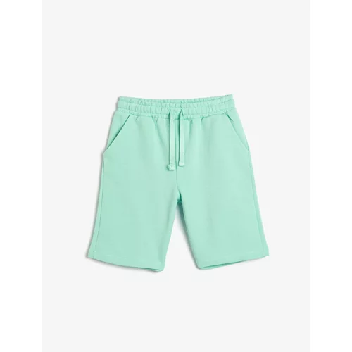 Koton Shorts - Green - Normal Waist