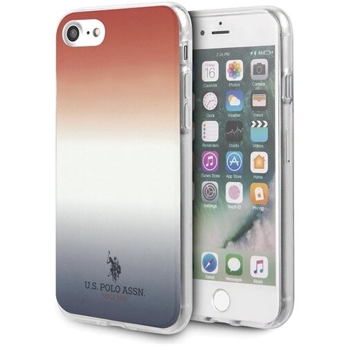 U.S. Polo Assn. GRADIENT OVITEK ZA IPHONE 7 8 SE 2020 2022 RDEČ, (21834045) Cene