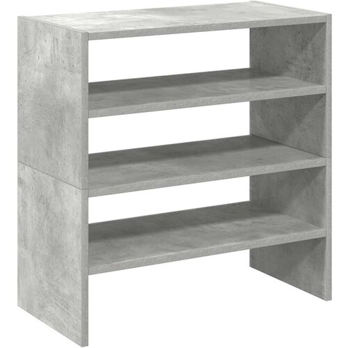 Maison Chic Regal za čevlje - Polica za čevlje 2 kosa zložljiva betonsko sivo 60x30x30,5 cm, (21777931) Cene