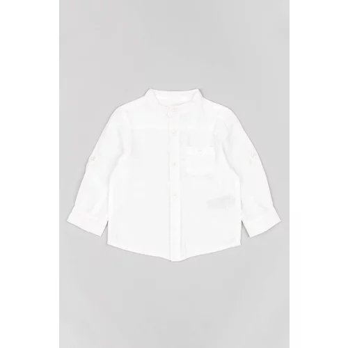 Zippy Dječja košulja s dodatkom lana boja: bijela