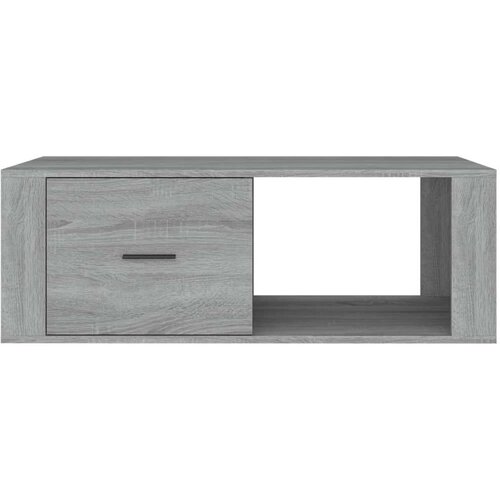 vidaXL Stolić za kavu sivog hrasta 100x50,5x35 cm konstruirano drvo Cene
