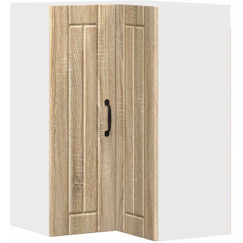  Zidni kutni ormar Lucca Hrast sonoma 57 x 57 x 80 cm Slike