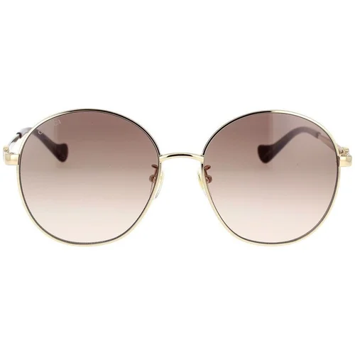 Gucci Occhiali da Sole con Catena GG1090SA 002 Gold