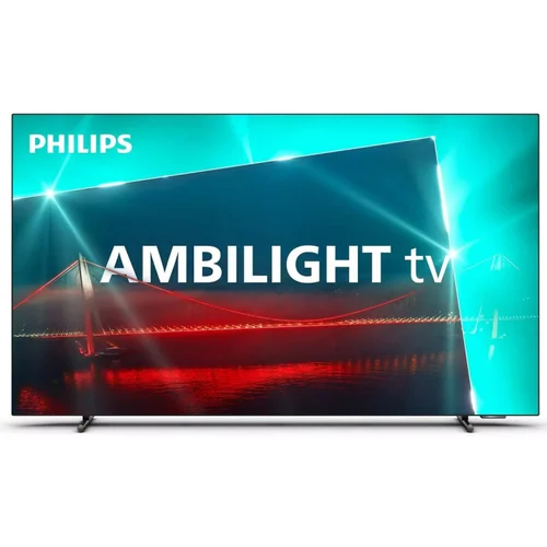 Philips 65''OLED718 4K GoogleAmbilight s 3 strane 2.1 HDMI P5 AI perfect panel 120 HZ