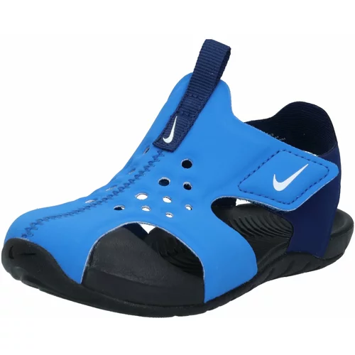 Nike Sportswear Otvorene cipele 'Sunray Protect 2' plava / mornarsko plava / bijela