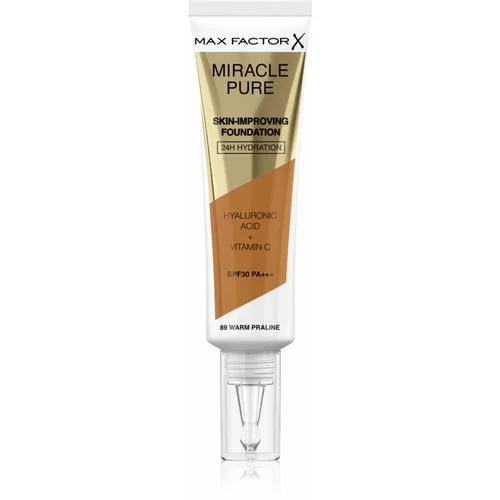 Max Factor Miracle Pure Skin dugotrajni puder SPF 30 nijansa 89 Warm Praline 30 ml