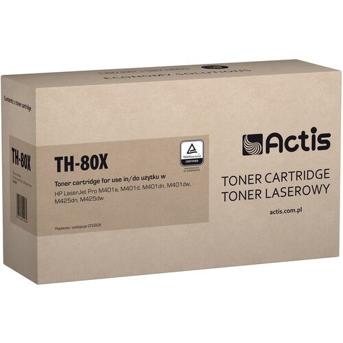 Actis TH-80X toner (replacement for HP 80X CF280X; Standard; 6900 pages; black) Cijene