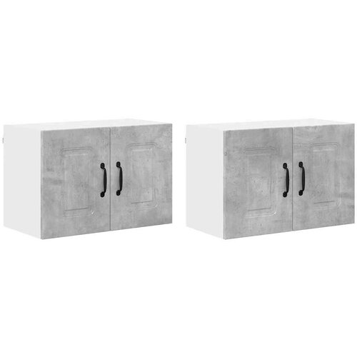  Zidni kuhinjski ormarić 2 pcs Betonski sivi 60 x 31 x 40 cm Slike
