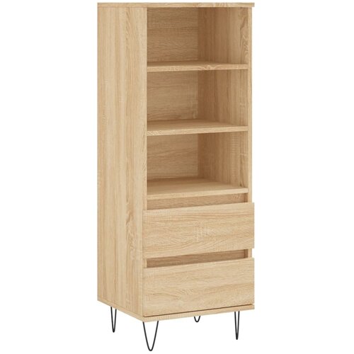 Maison Chic Visoka omara - Komoda - Predalnik sonoma hrast 40x36x110 cm inženirski les, (21720365) Cene