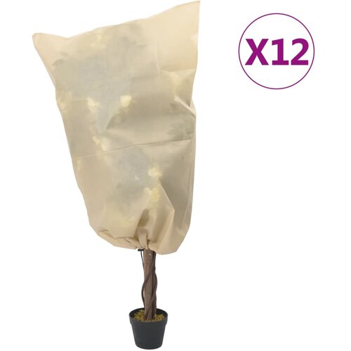  Navlake od flisa za biljke s vezicom 12 kom 70 g/m&sup2; 0,8 x 1,2 m Cijene