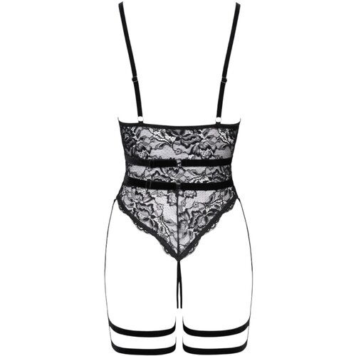 Cottelli otvoreni, remenasti seksi body (crni) Slike