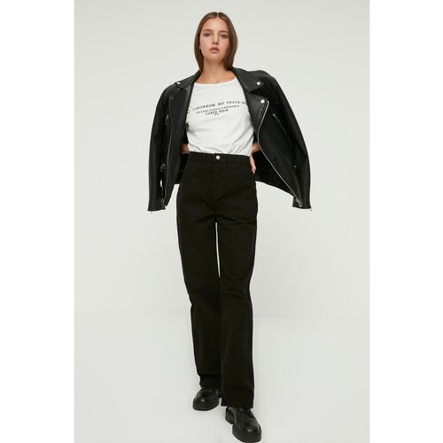 Trendyol Black High Waist 90's Wide Leg Jeans Cijene