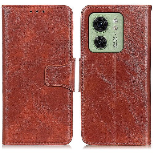 INORCO Za Motorola Edge 40 5G Crazy Horse tekstura denarnice, stojalo, odporno na udarce, razcepljen usnjen ovitek za telefon, (22036465) Slike