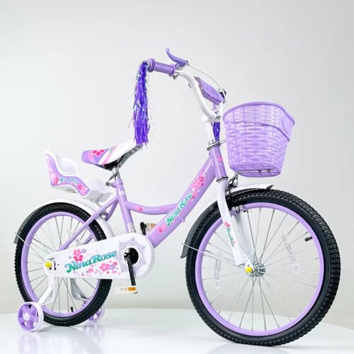  Dečiji bicikl Nina Rose Model 722-20 – ljubičasti, 20” točkovi i pomoćni točkići Cene