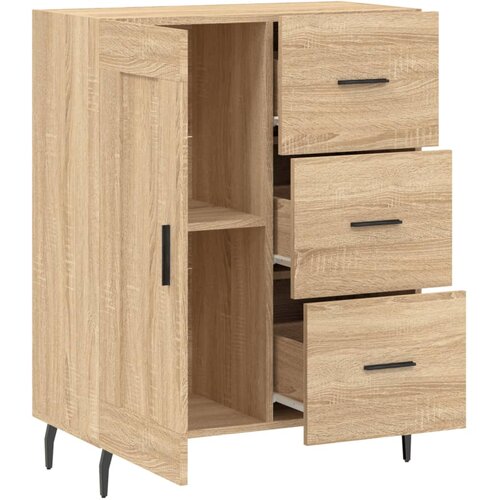 Komoda boja hrasta sonome 69,5x34x90 cm od konstruiranog drva Slike