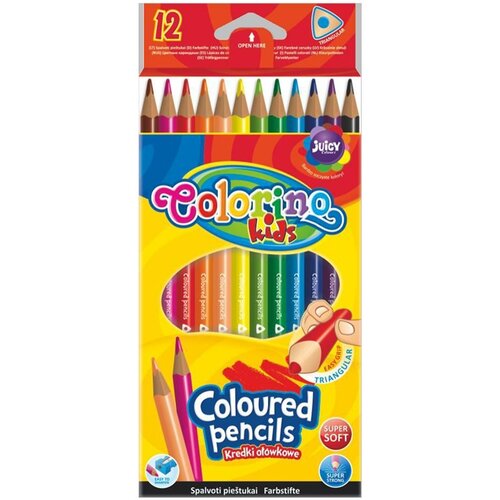  Trikotne barvice za otroke Colorino 12 kosov Cene