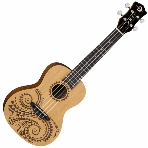 Luna Tattoo Koncertne ukulele Hawaiian Tattoo Design