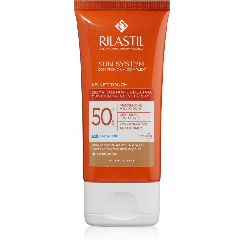 Rilastil Sun System Velvet Touch za&scaron;čitna tonirana krema za obraz SPF 50+ 50 ml Cene