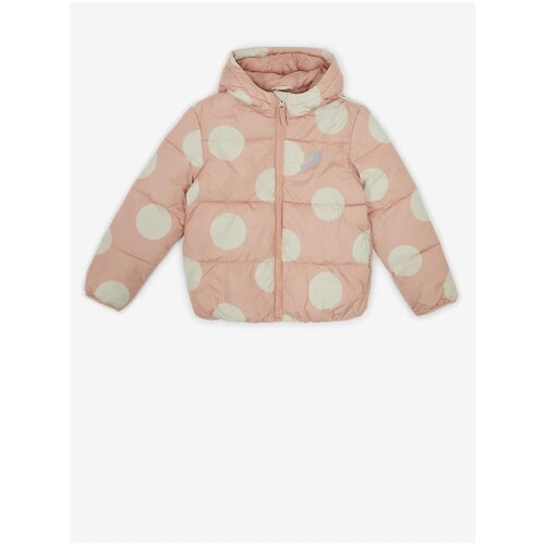 Tom Tailor Light Pink Girly Polka Dot Quilted Jacket - Girls Slike