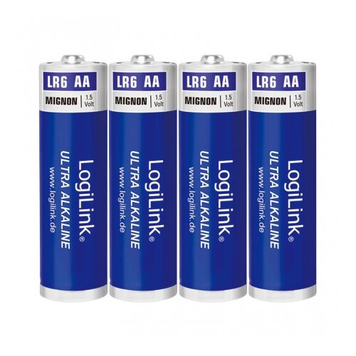 Logilink Baterije AA Alkaline LR6B4 4KOM Slike