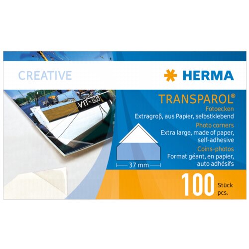 Herma Transparol Photo Corners XXL 100 pcs 1302 Slike
