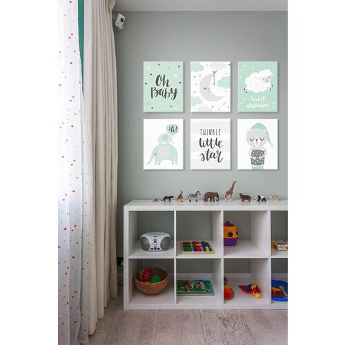  Slike na platnu za otroke XOBKID113E6 (moderne slike) Cijene