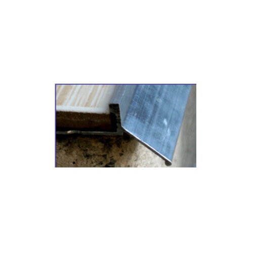  Aluminijumska okapnica P10-00 srebrna mat Slike